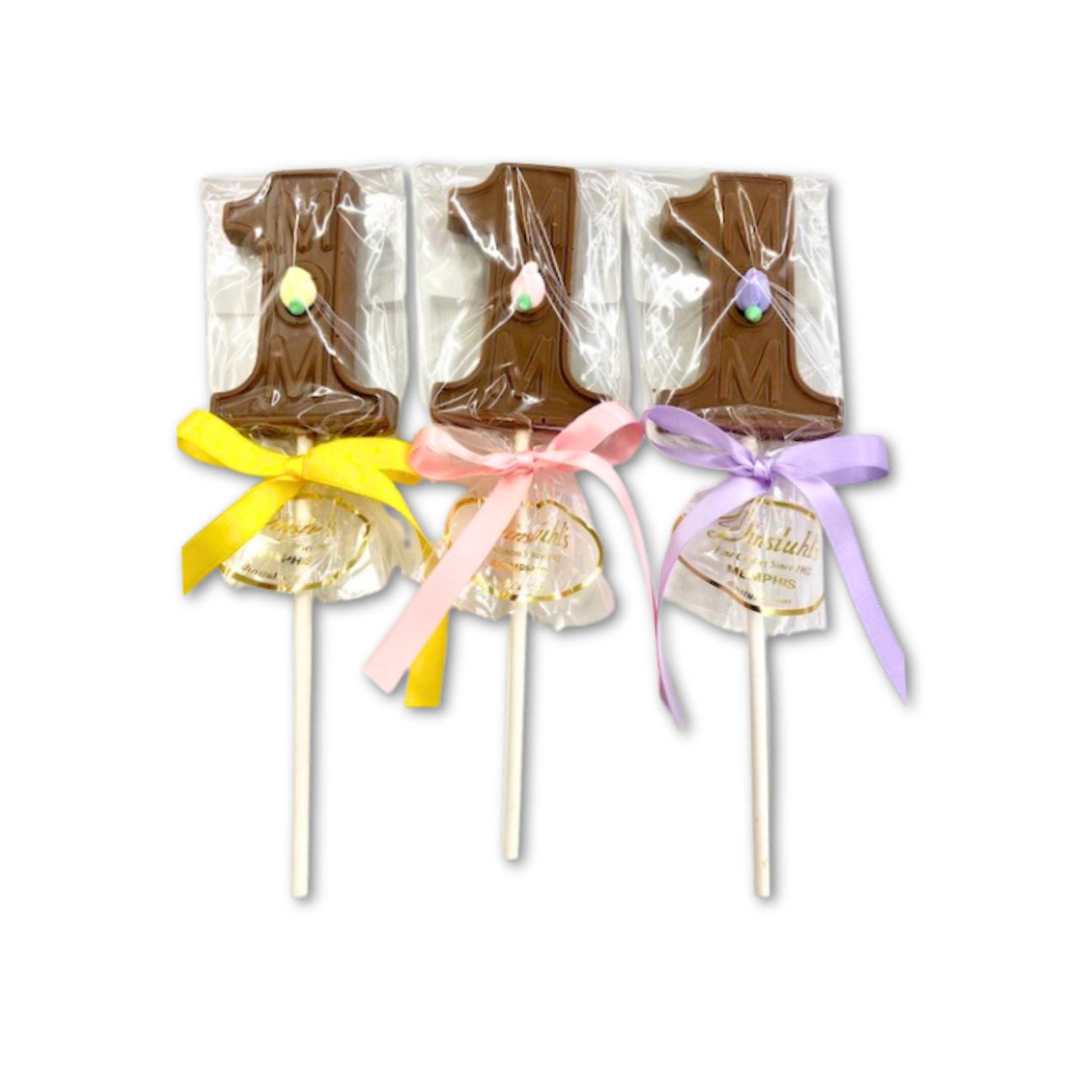 #1 Mom Pop - Ribbon color may vary