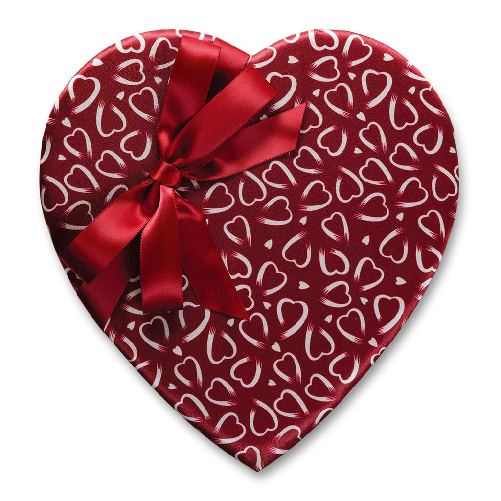 1 lb Heart Box Assorted Chocolates - ASB 164