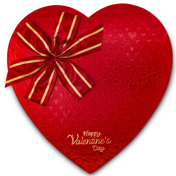 1.5 lb Heart Box - Assorted Chocolates -BH24FB