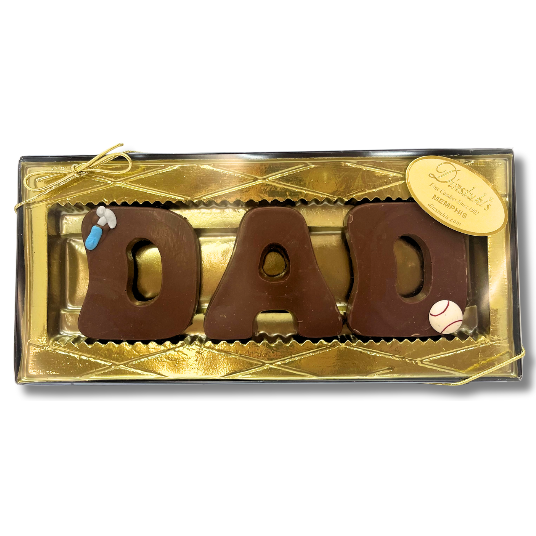 DAD Milk Chocolate Letters