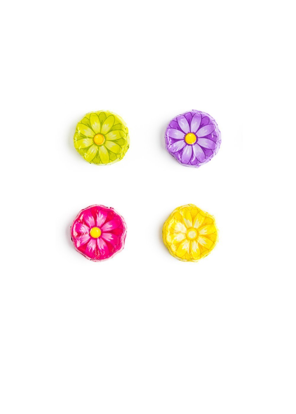 4 oz Gerbera Daisies - Foiled Milk Chocolate