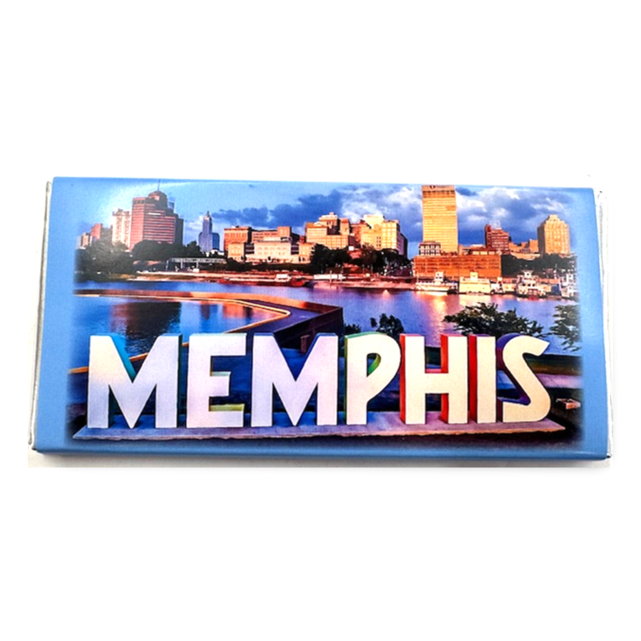3.5 oz Memphis Dark Chocolate Bar