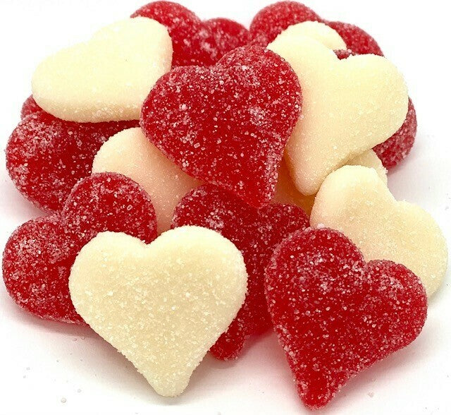 4 oz Sanded Gummi Hearts