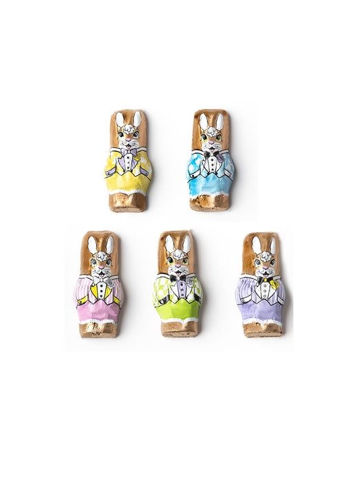4 oz Dark Chocolate Foiled Mini Bunnies