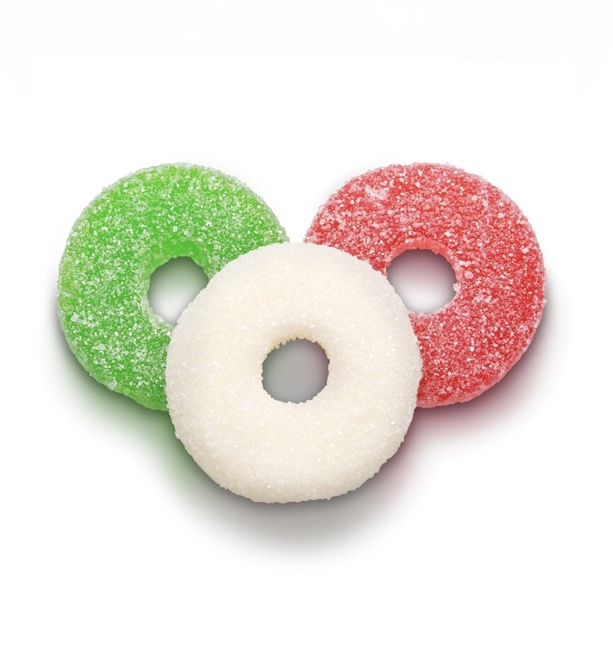 4 oz Christmas Gummi Wreaths