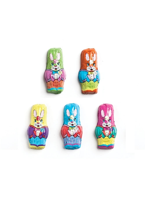 4 oz Milk Chocolate Foiled Miniature Bunnies