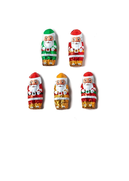 4 oz Mini Santas - Foiled Milk Chocolate