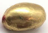 Milk Chocolate Peanut Butter Egg - Gold Foil