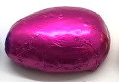 Dark Chocolate Raspberry Egg - Pink Foil