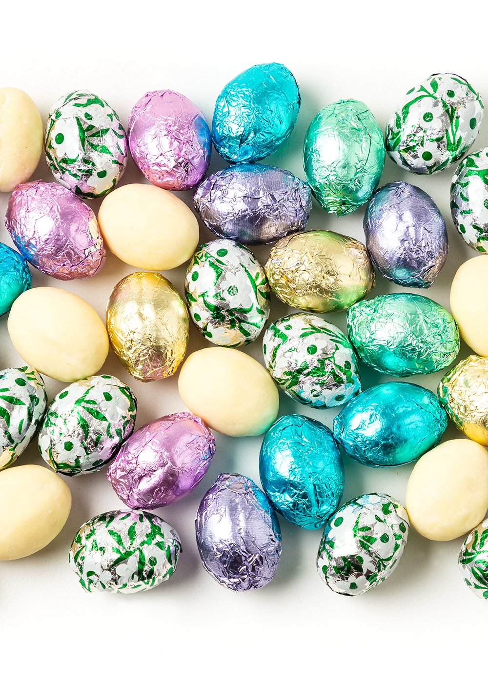 5 oz White Chocolate Foiled Eggs